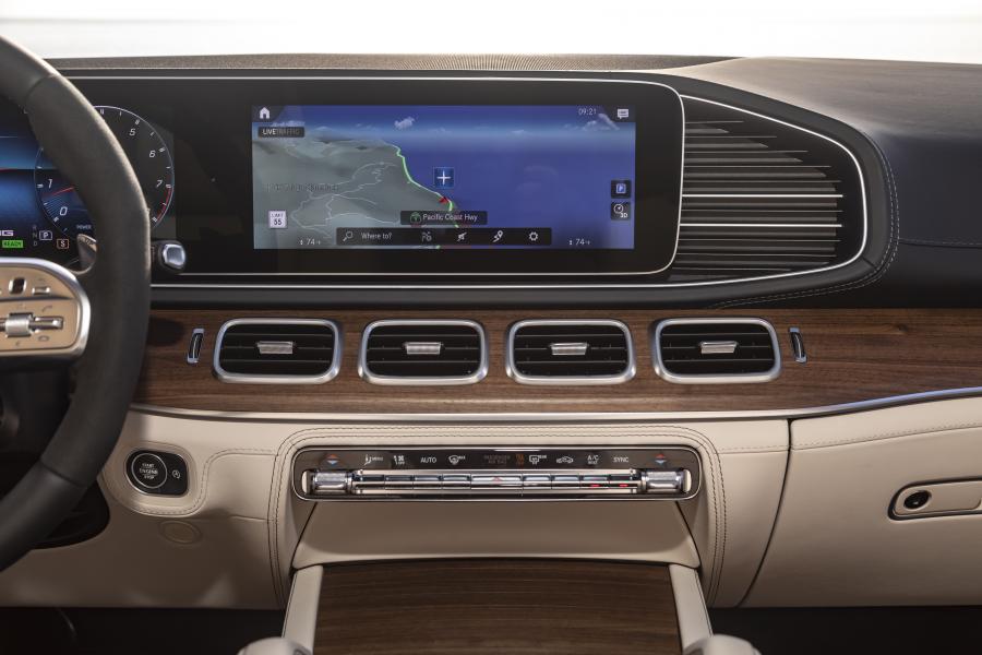 Детали интерьера Mercedes-AMG GLS63 4Matic+ (X167) 2020 года  (NA) (фото 59 из 89)